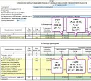 Explications du ministère des Finances sur la préparation des formulaires de reporting financier Règles de remplissage du formulaire 737 par an