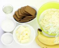 كعكة الجبن الموز: وصفات