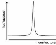 Příklady NMR spekter.  NMR spektroskopie.  Elektronová paramagnetická a kvadrupólová rezonance